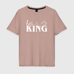 Мужская футболка оверсайз Her King