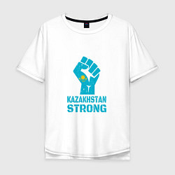 Мужская футболка оверсайз Казахстан - Сила