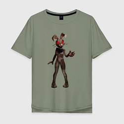 Мужская футболка оверсайз The rabbit lady FNAF 5