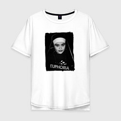 Мужская футболка оверсайз Kat the nun