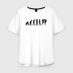 Мужская футболка оверсайз Эволюция Муай Тай