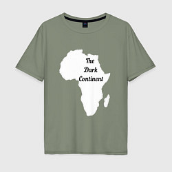 Мужская футболка оверсайз The Dark Continent Африка