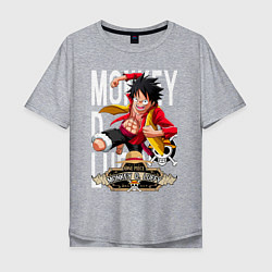 Мужская футболка оверсайз One Piece Monkey Большой Куш Манки