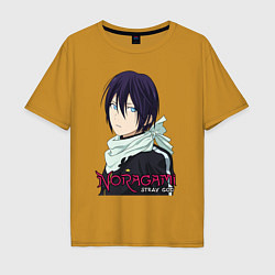 Футболка оверсайз мужская Yato blue eyes, цвет: горчичный