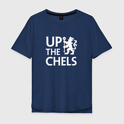 Мужская футболка оверсайз UP THE CHELS, Челси, Chelsea