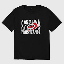 Мужская футболка оверсайз Каролина Харрикейнз, Carolina Hurricanes