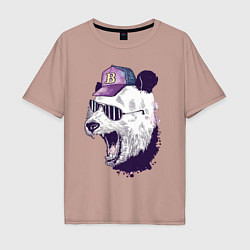 Мужская футболка оверсайз Cool panda!
