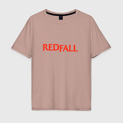 Мужская футболка оверсайз Radfall логотип
