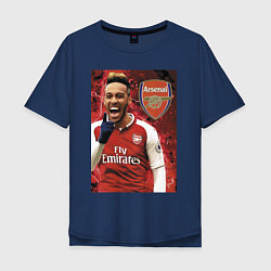 Мужская футболка оверсайз Arsenal, Pierre-Emerick Aubameyang