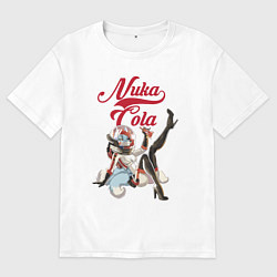 Мужская футболка оверсайз Fallout Nuka Cola Furry Poster