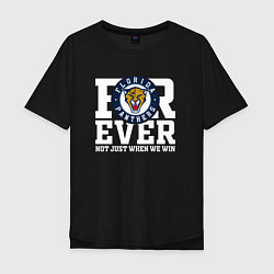 Мужская футболка оверсайз Florida Panthers Флорида Пантерз FOREVER NOT JUST