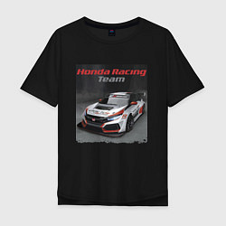 Мужская футболка оверсайз Honda Motorsport Racing Team