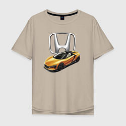 Мужская футболка оверсайз Honda Concept Motorsport
