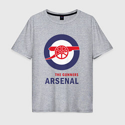 Футболка оверсайз мужская Arsenal The Gunners, цвет: меланж