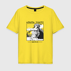 Мужская футболка оверсайз Мастера меча онлайн, Юки Асуна
