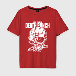 Мужская футболка оверсайз Five Finger Death Punch Groove metal