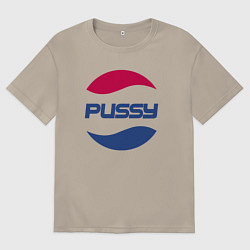 Мужская футболка оверсайз Pepsi Pussy