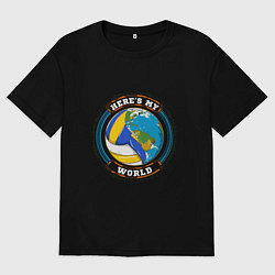 Мужская футболка оверсайз World - Volleyball