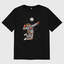 Мужская футболка оверсайз Мощный космический удар