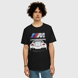 Футболка оверсайз мужская BMW Power Motorsport, цвет: черный — фото 2