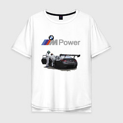 Мужская футболка оверсайз BMW Motorsport M Power Racing Team