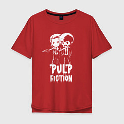 Футболка оверсайз мужская Pulp Fiction Hype, цвет: красный