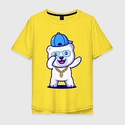 Мужская футболка оверсайз Cool panda Dab