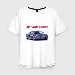 Мужская футболка оверсайз Audi sport Racing