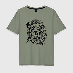 Мужская футболка оверсайз Lion Graphics