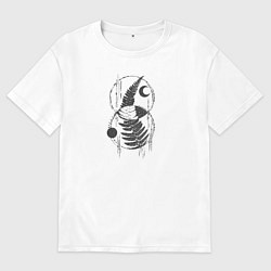 Мужская футболка оверсайз Fern Magic