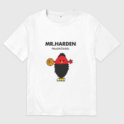Футболка оверсайз мужская Мистер Харден, цвет: белый
