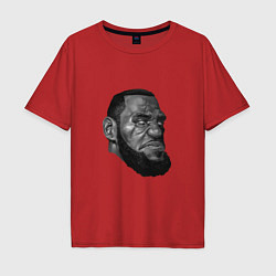 Мужская футболка оверсайз Angry LeBron