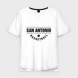 Мужская футболка оверсайз San Antonio Basketball