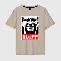 Мужская футболка оверсайз Klopp