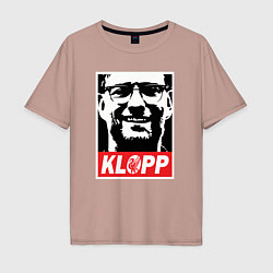 Мужская футболка оверсайз Klopp