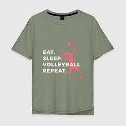 Мужская футболка оверсайз Volleyball Days