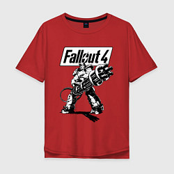 Мужская футболка оверсайз Fallout 4 Hero!