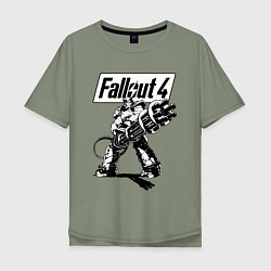 Мужская футболка оверсайз Fallout 4 Hero!