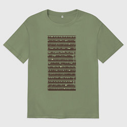 Футболка оверсайз мужская High Mountains, цвет: авокадо