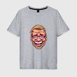 Мужская футболка оверсайз Klopp Smile