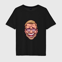 Мужская футболка оверсайз Klopp Smile