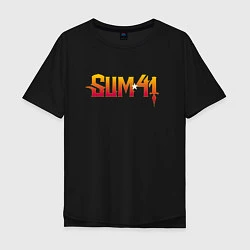 Мужская футболка оверсайз SUM41 ЛОГО