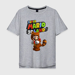 Мужская футболка оверсайз Super Mario 3D Land Hero