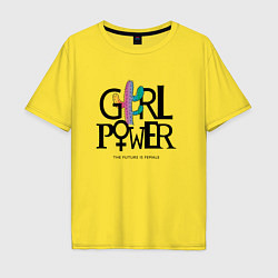 Мужская футболка оверсайз Girl power