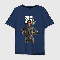 Мужская футболка оверсайз GTA 5 Pilot