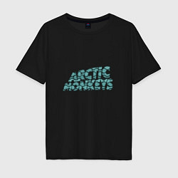 Мужская футболка оверсайз Надпись Arctic Monkeys