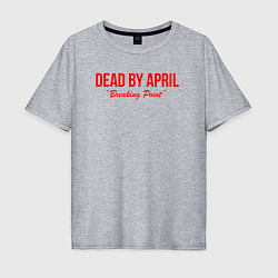 Мужская футболка оверсайз Dead by april metal,