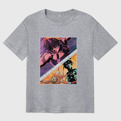 Футболка оверсайз мужская Наранча Гирга из ДжоДжо, цвет: меланж