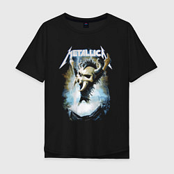 Мужская футболка оверсайз Metallica Gesture