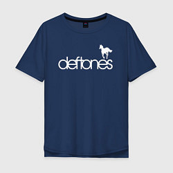 Мужская футболка оверсайз Deftones лошадь